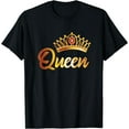 thumbnail image 1 of Queen Shirt Women Girls Couples Matching Queen T-Shirt Black Large, 1 of 4