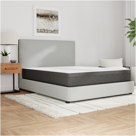 Queen Size 10 Inch Cooling Gel Memory Foam Mattress, Medium Firm Edge Support, CertiPUR-US Certified, Bed in Box, Motion Isolation, Pressure Relief