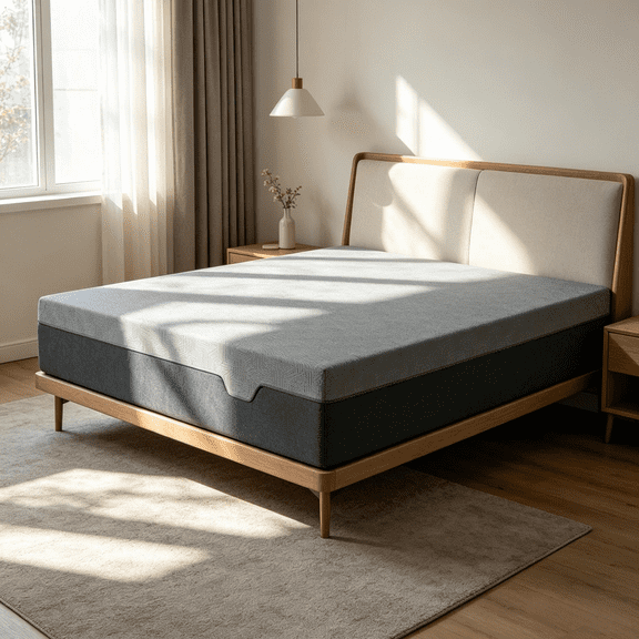 Queen Size 12 Inch Bed Mattress, Graphene Copper Gel Infused Memory Foam for Cooling & Pressure Relief, Bed-in-a-Box Design