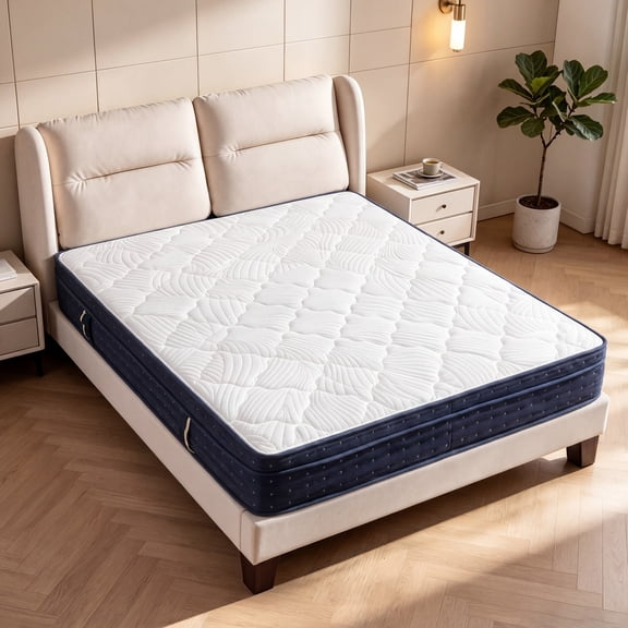 Queen Size 12 Inch Memory Foam Mattress, Contouring Body Support Pressure Relief Mattress, Fits Side Back Stomach Sleepers, Rolled Mattress in Box, 6080 Inch