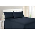 thumbnail image 1 of Queen Size 1800 Thread Count Deluxe Soft Brushed Microfiber Deep Pocket Bed Sheets Set Collection - Wrinkle Resistant - Deep Pocket – Soft Comfort (Navy), 1 of 1
