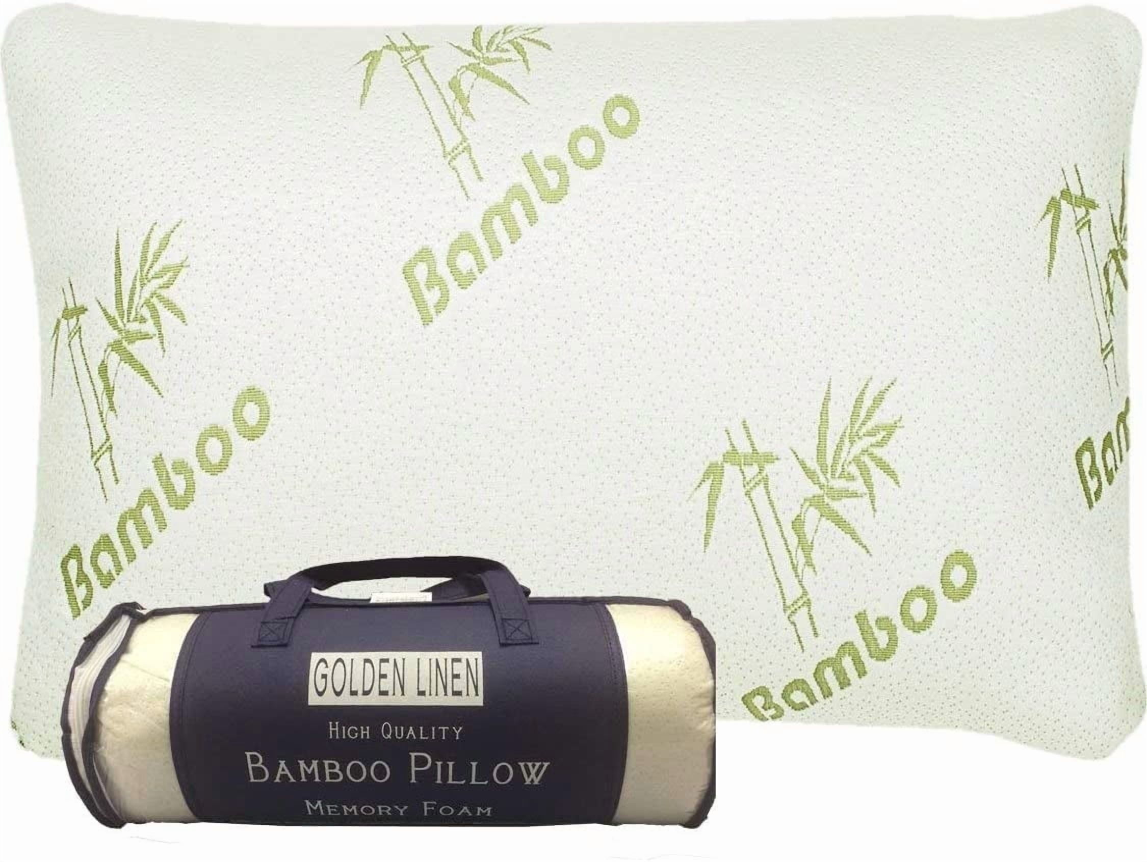 Set of 2 Queen Size 20" x 28" Pillow Shredded Memory Foam for Sleeping with Removable Cover with Zipper - Hotel Quality Pillow Relieves Snoring, migraines, Insomnia, Neck Pain and Tmj, Asthma