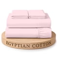 thumbnail image 1 of Dee's Collection 800 TC 4 Piece Sheet Set 15 Inch Deep pocket 100% Egyptian Cotton King Size, Blush Color, 1 of 6
