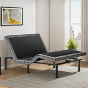 Queen Size Adjustable Bed Frame Zero Gravity, With Head and Foot Incline Base, Wireless Remote, Anti-Snore, Zero-Gravity, Easy Assembly