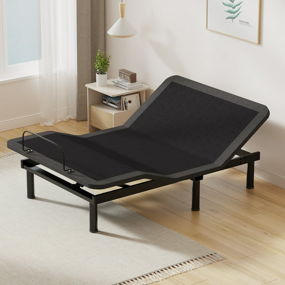 Queen Size Adjustable Bed Frame w/ Wireless Remote, Head/Foot Lift, Zero Gravity, Anti-Snore
