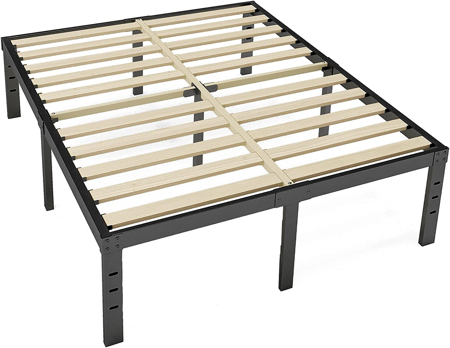 AGARTT Upholstered Platform Twin Size Bed Frame with Headboard Mattress