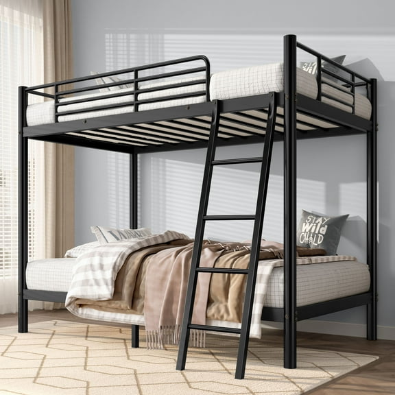 Twin Bed Frame, Twin Size Bed Frame,Metal Bunk Bed, Twin Over Twin Size