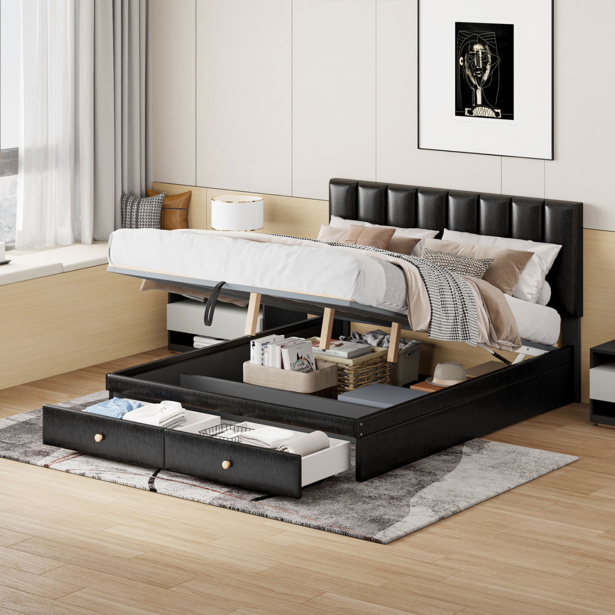Plywood hydraulic bed discount