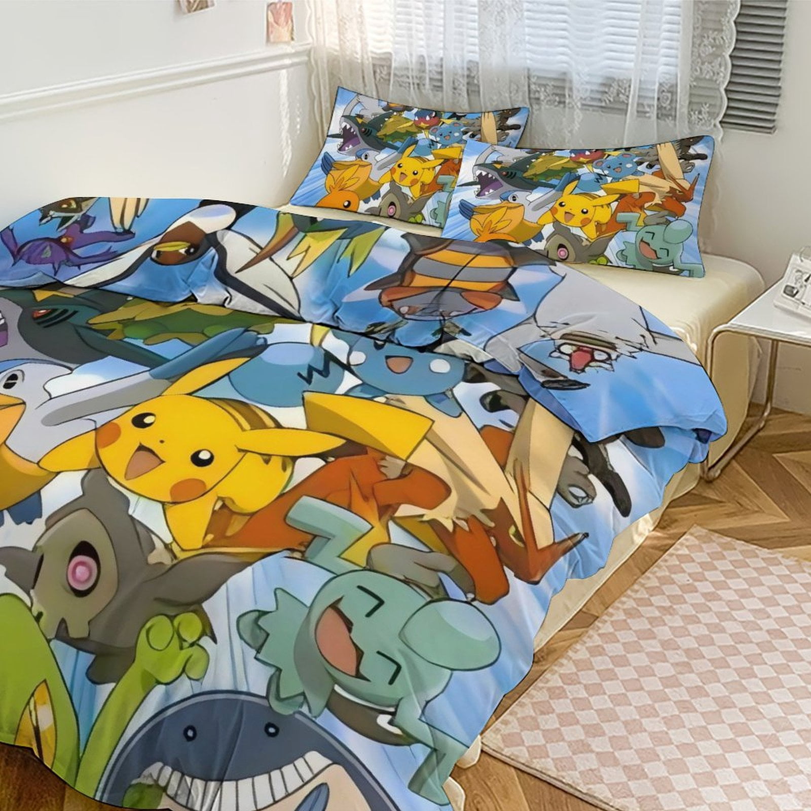 Best HD Pictures about  Queen Size Pokemon Bedding  with No AI Images