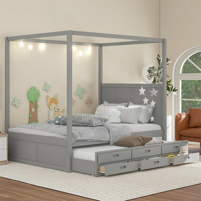 Queen daybed with storage drawers deals