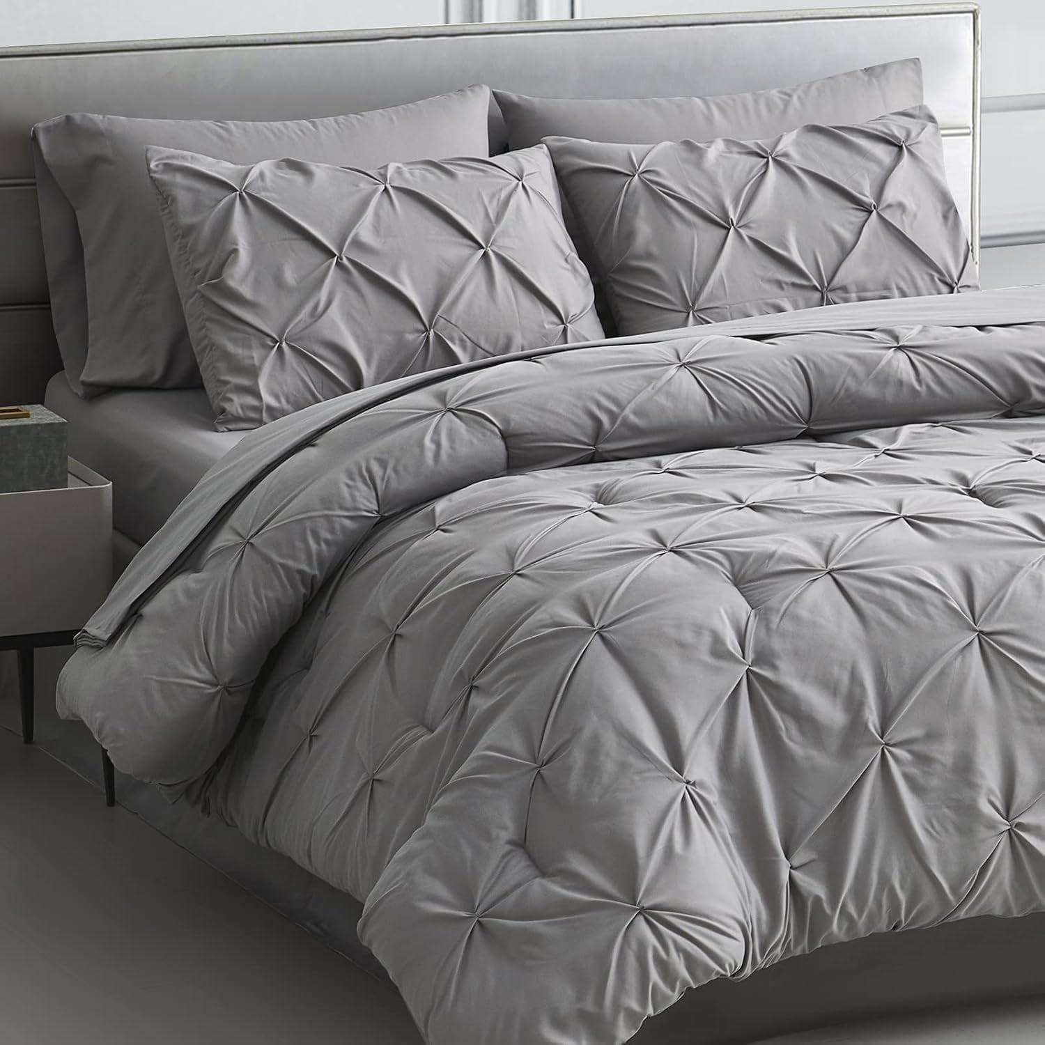Printed Comforter Set Queen Bed