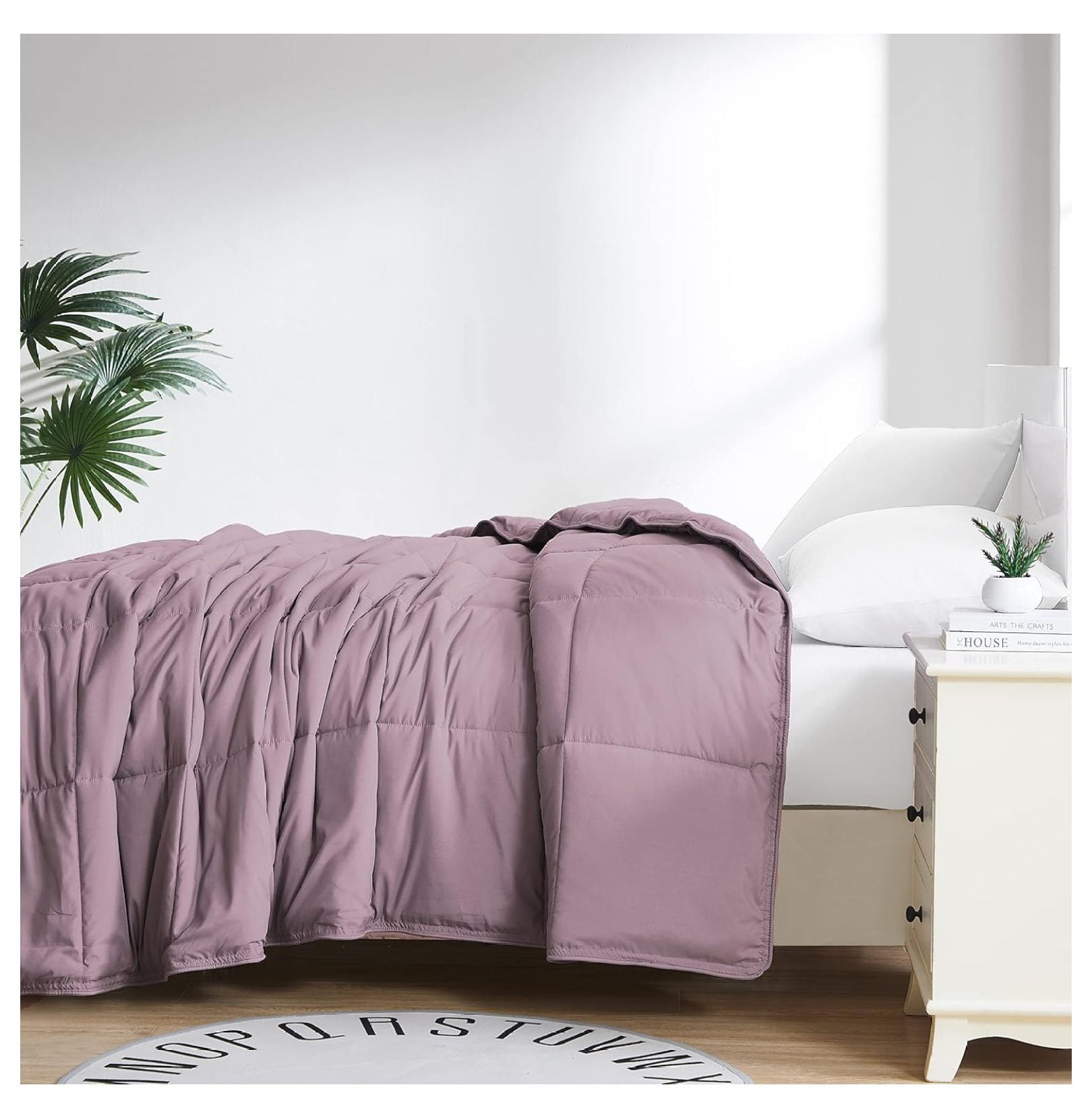 Queen Size Comforter Sets, Full Size Duvet Insert, Down-Alternative Comforter/Bedspread Queen Size, Soft, Fluffy Bedding, Full Size All Season Comforters, Lavender
