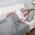 Queen Size Cooling Blanket For Hot Sleepers Lightweight Summer Cold