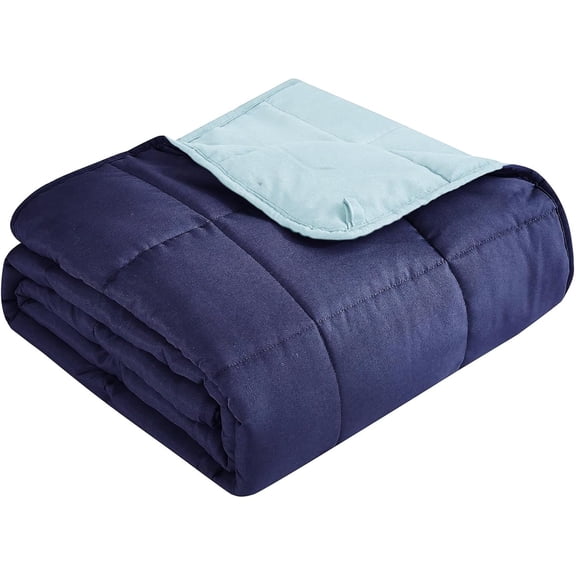 Queen Size Cooling Weighted Blanket, 20lbs Soft Heavy Blanket with Glass Beads for Adult Sleep, 80x87 Inches