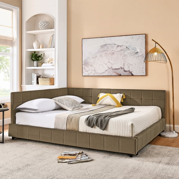 Queen Size - Cozy Daybed - Bedroom and Reading Nook - Humidity - Proof Frame