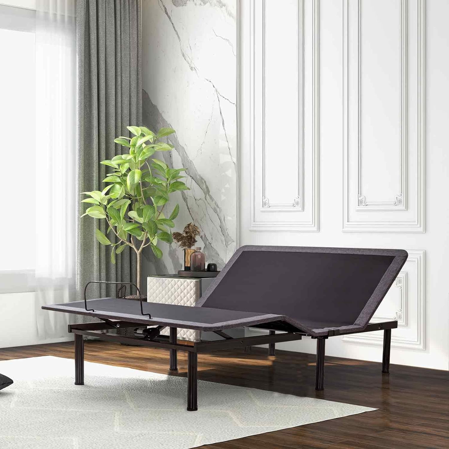 Queen Size Electric Adjustable Bed, Adjustable Bed Frame, Frame with