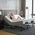 thumbnail image 1 of HSUNNS Queen Adjustable Bed Frame, Zero Gravity Adjustable Base with Wired Remote, Independent Head & Foot Lift, Ultra Quiet, Easy to Assemble, 1 of 10