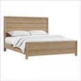 thumbnail image 1 of Queen Size Engineered Wood Panel Bed Sand Dune Tan - Easy Assembly & Care for Master Bedroom, 1 of 6