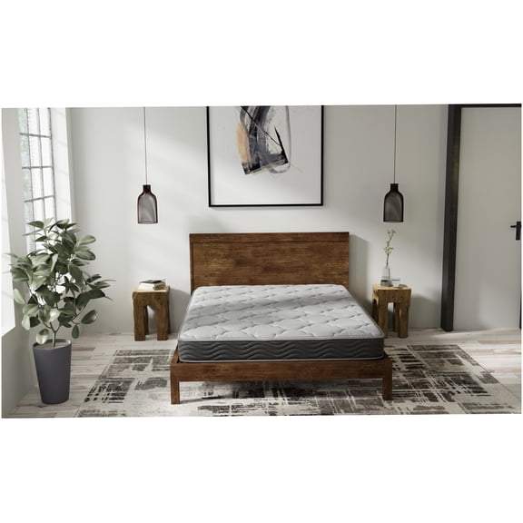 Queen Size Firm Hybrid Mattress with Gel Memory Foam & Pocket Springs for Cool Sleep & Motion Isolation, CertiPUR-US Certified