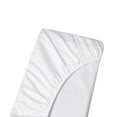 thumbnail image 1 of Queen Size Fitted Sheet Only - 1000-Thread Count 100% Pure Egyptian Cotton, 10 inches Deep Pockets Fitted Sheet, Soft, Smooth, Cooling, Sateen Weave - White Color, 1 of 7