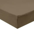 thumbnail image 1 of Queen Size Fitted Sheets 100% Cotton 600 Thread Count Solid (Taupe), 1 of 1