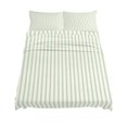 thumbnail image 1 of Queen Size Green Stripes Sheet Sets Mint Green Beige Parallel Bands Farmhouse Soft Breathable Microfiber Bed Sheets Deep Pockets 4 Piece Bed Sheets Set, 1 Fitted Sheet, 1 Flat Sheet & 2 Pillowcases, 1 of 7