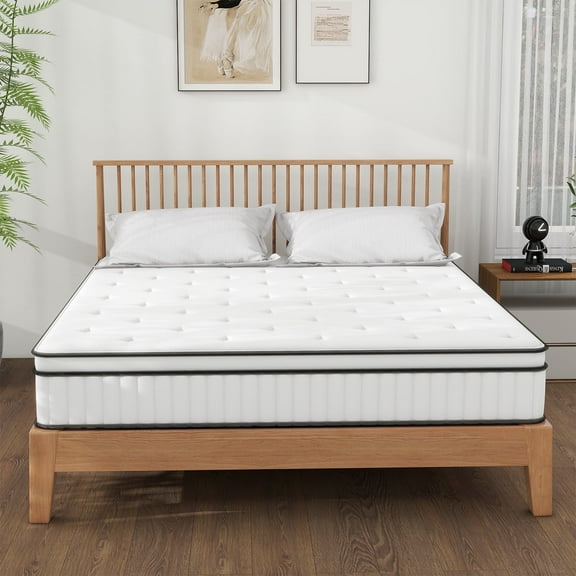 Queen Size Mattress, 10 Inch Green Tea Memory Foam Mattress in a Box, Medium Firmness