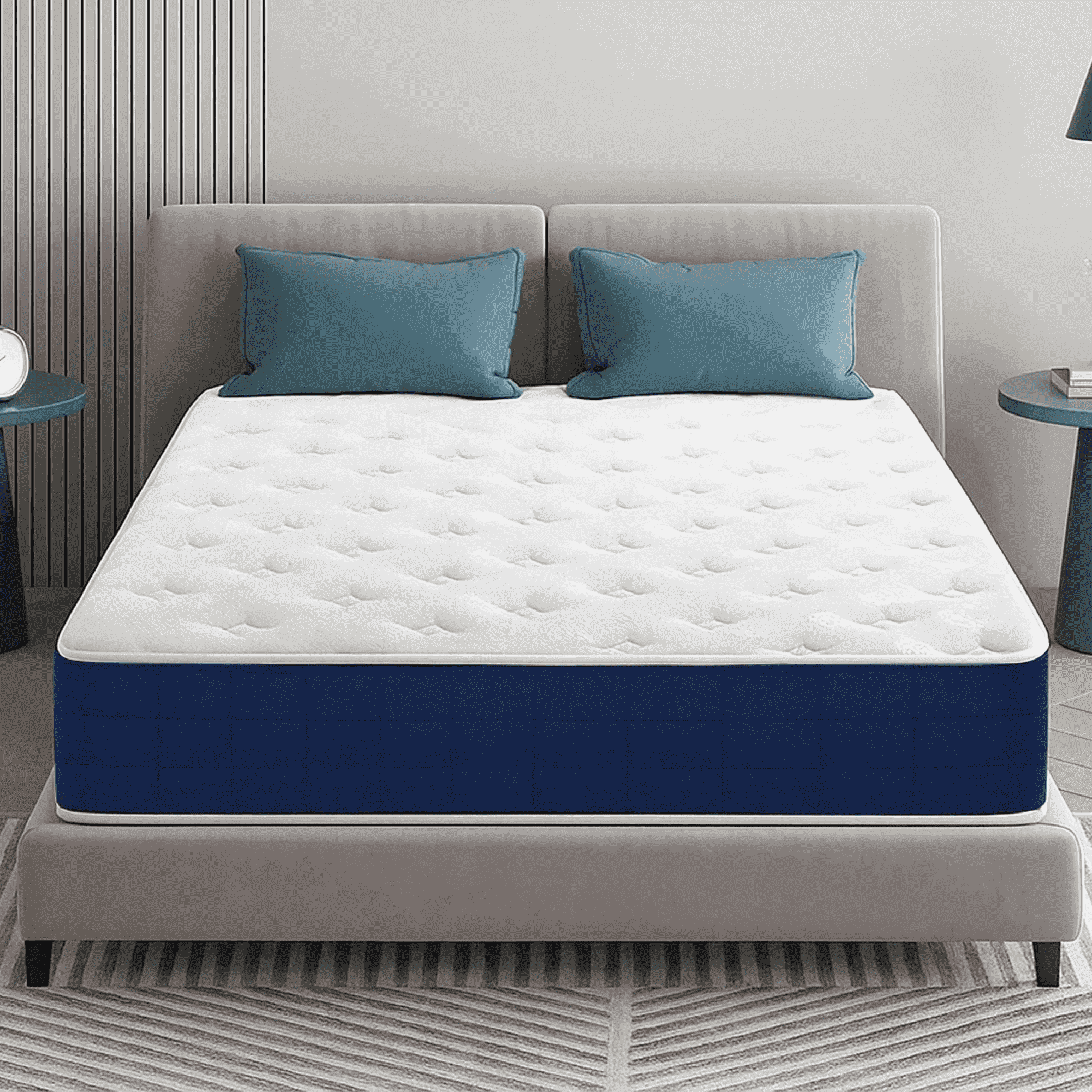 Full Size Mattress, 10 Inch Hybrid Full Mattress in A Box, Strong Edge Support, Pressure Relieve