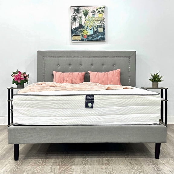 Queen Size Mattress - 12 Inch Cool Memory Foam & Spring Hybrid Mattress with Breathable Cover - Comfort Euro Top - Rolled in a Box - Oliver & Smith