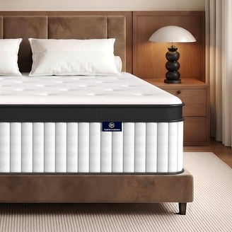 Flash Furniture Capri Comfortable Sleep 12-Inch Hybrid Coil Soft