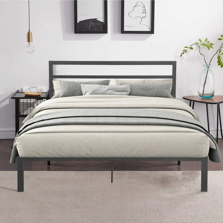 Fellows!(Q)「Q.E.D.」 Amazon.com: Keyluv King Upholstered LED Bed Frame with 4