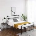thumbnail image 1 of Queen Size Metal Platform Bed Frame, No Spring Box Needed, 1 of 7