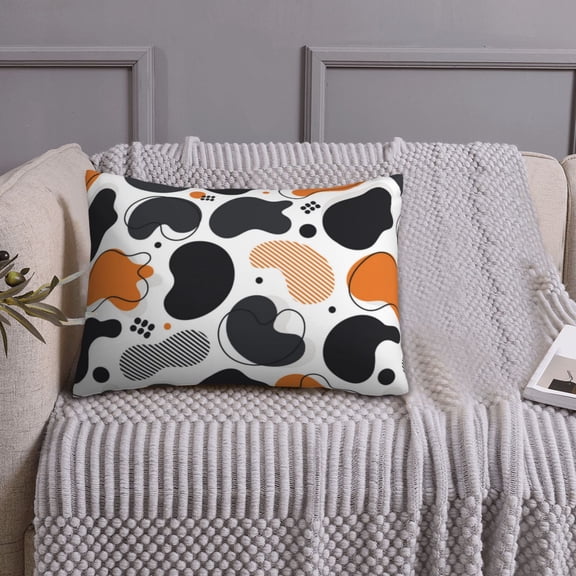 Queen Size Pillows Cases Standard Size 20x26 In - Abstract irregular shapes pattern Soft Comfort Envelope Closure Pillowcases Standard