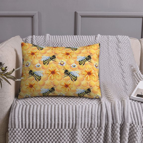 Queen Size Pillows Cases Standard Size 20x26 In - Bee Wasp Soft Comfort Envelope Closure Pillowcases Standard