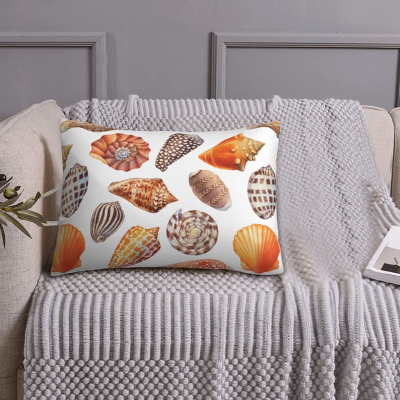 Queen Size Pillows Cases Standard Size 20x26 In - Conch Shell No.J914 Soft Comfort Envelope Closure Pillowcases Standard