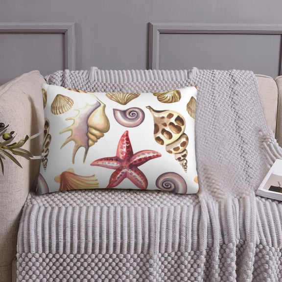 Queen Size Pillows Cases Standard Size 20x26 In - Conch Shell No.J921 Soft Comfort Envelope Closure Pillowcases Standard