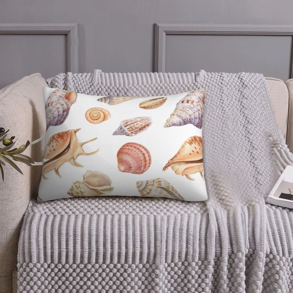 Queen Size Pillows Cases Standard Size 20x26 In - Conch Shell No.J924 Soft Comfort Envelope Closure Pillowcases Standard