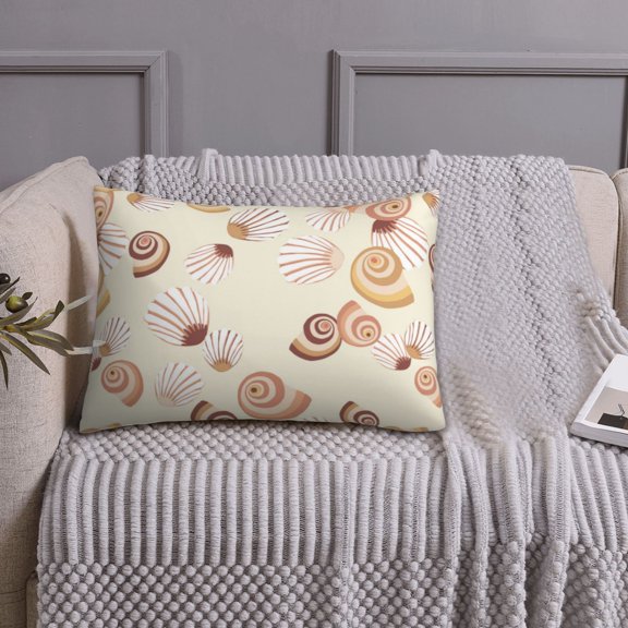Queen Size Pillows Cases Standard Size 20x26 In - Conch Shells Print No.9032 Soft Comfort Envelope Closure Pillowcases Standard