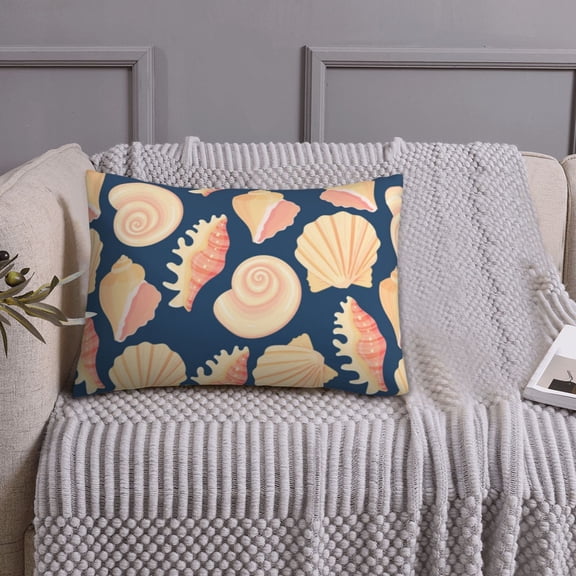 Queen Size Pillows Cases Standard Size 20x26 In - Conch Shells Print No.9051 Soft Comfort Envelope Closure Pillowcases Standard