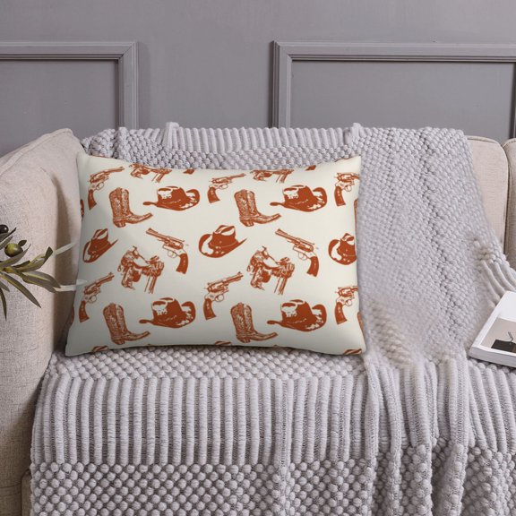 Queen Size Pillows Cases Standard Size 20x26 In - Cowboy Western Soft Comfort Envelope Closure Pillowcases Standard