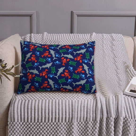 Queen Size Pillows Cases Standard Size 20x26 In - Deep Down In The Ocean Soft Comfort Envelope Closure Pillowcases Standard