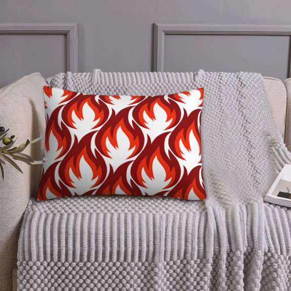Queen Size Pillows Cases Standard Size 20x26 In - Fire Symbols Soft Comfort Envelope Closure Pillowcases Standard