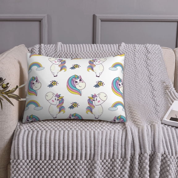 Queen Size Pillows Cases Standard Size 20x26 In - Funny Kawaii Horse Dancing Soft Comfort Envelope Closure Pillowcases Standard