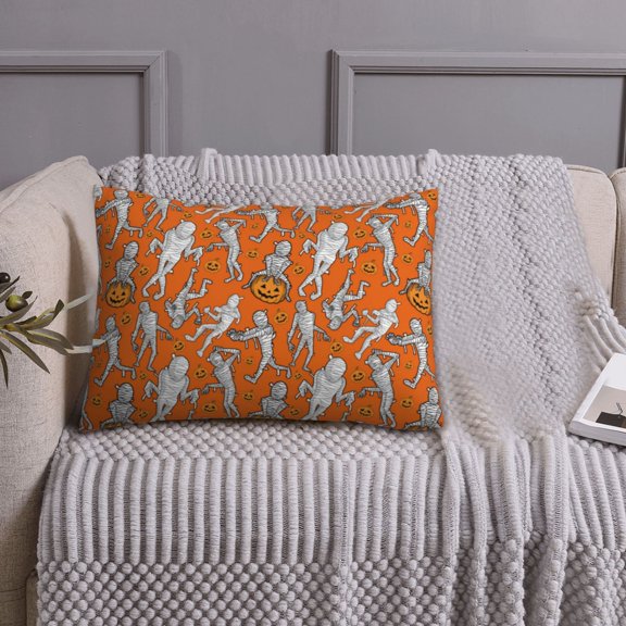 Queen Size Pillows Cases Standard Size 20x26 In - Halloween mummy Soft Comfort Envelope Closure Pillowcases Standard