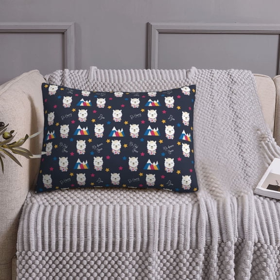 Queen Size Pillows Cases Standard Size 20x26 In - Llamas 1 Soft Comfort Envelope Closure Pillowcases Standard