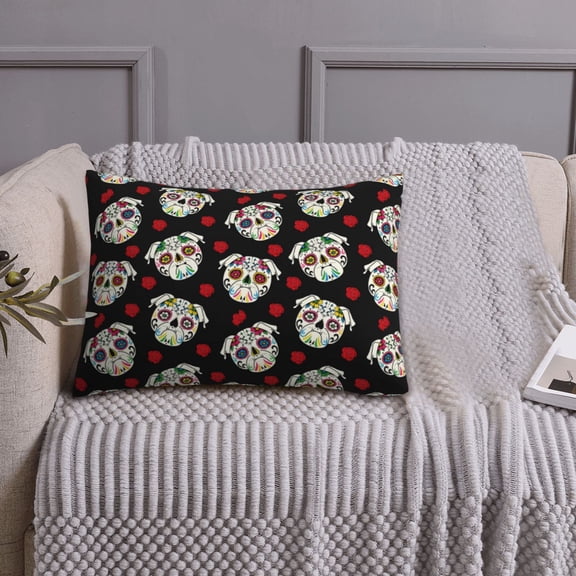 Queen Size Pillows Cases Standard Size 20x26 In - PUG Soft Comfort Envelope Closure Pillowcases Standard