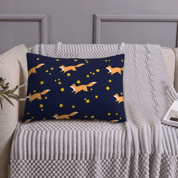 Queen Size Pillows Cases Standard Size 20x26 In - Star Fox Print Soft Comfort Envelope Closure Pillowcases Standard