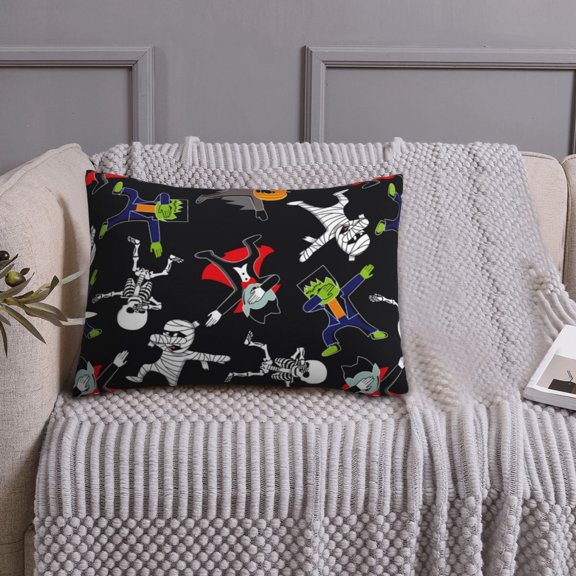 Queen Size Pillows Cases Standard Size 20x26 In - Zombie Mummy Skeleton Soft Comfort Envelope Closure Pillowcases Standard