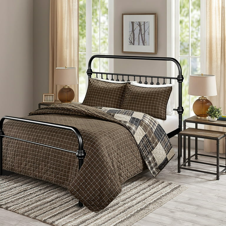 Queen size online bed frame sturdy
