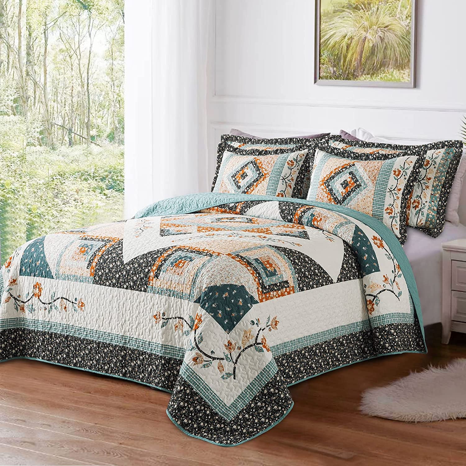 Queen Size Quilt Sets, Soft Bedspread Queen Size Lightweight Queen